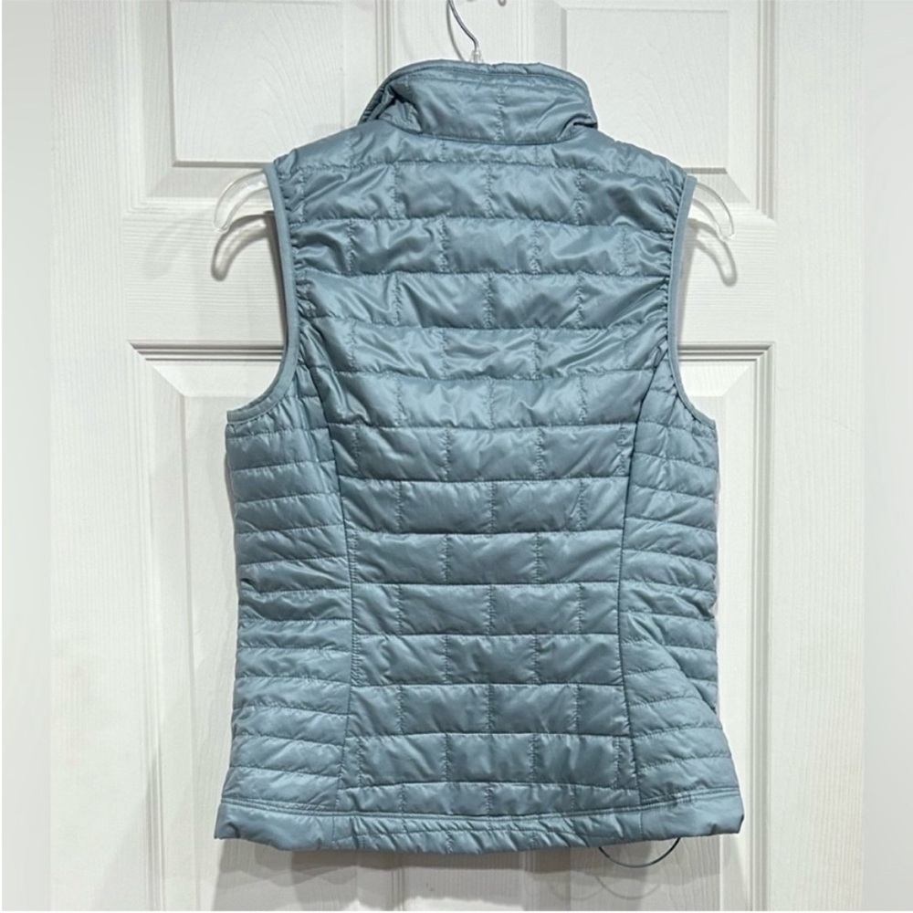 Patagonia Women’s Small Nano Puff Insulated Vest Thermal Blue NWT Puffy - Picture 3 of 6